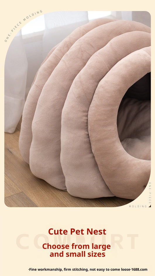 Cama Nido para Gatos Cerrada de Cuatro Estaciones - Image 10
