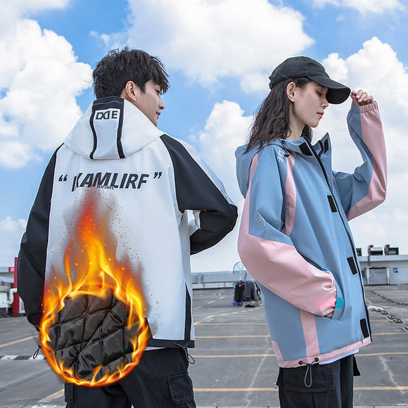 Abrigo Térmico para Parejas - Chaqueta Acolchada Gruesa