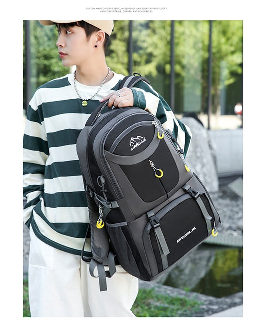 Mochila de Montaña 60L de Gran Capacidad para Senderismo Hombre y Mujer - Image 25