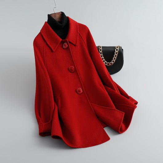Abrigo de Lana Reversible Elegante para Mujer - Image 5