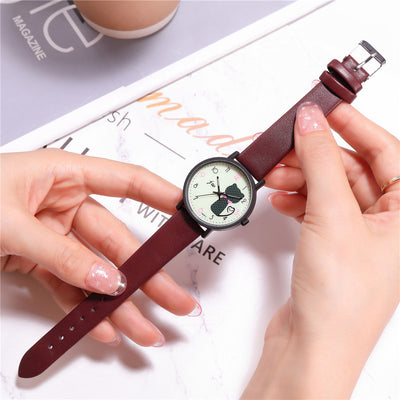 Reloj de Pulsera Casual para Mujer - Diseño Gatito Adorable - Image 10