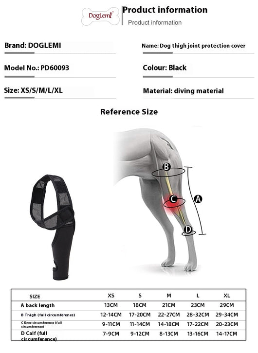 Rodillera Protectora para Perros - Soporte Articular y Recuperación Postoperatoria - Image 8