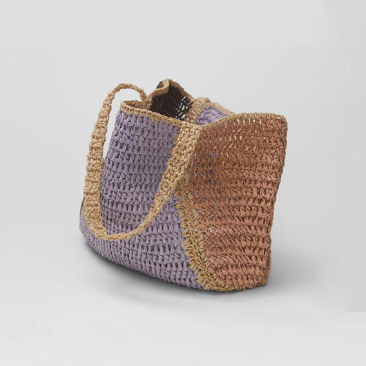 Bolsa Tejida de Gran Capacidad con Asa de Hombro - Image 4