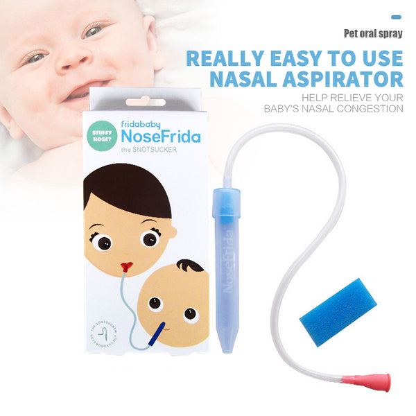 Aspirador Nasal para Bebés - Limpiador de Nariz Suave y Seguro