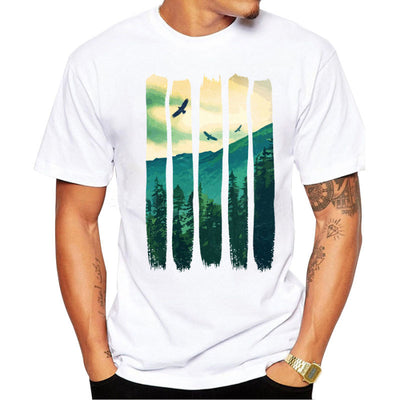 Camiseta Manga Corta 3D Cuello Redondo para Hombre - Tallas Grandes - Image 12