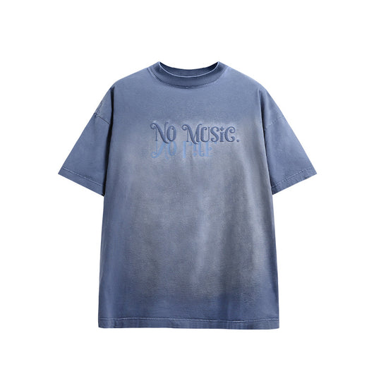 Playera Estampada 3D con Tinte Degradado para Hombre - Primavera y Verano - Image 7