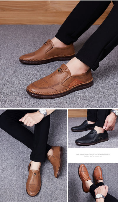 Zapatos Casuales de Cuero para Hombre - Cómodos y Transpirables - Image 15