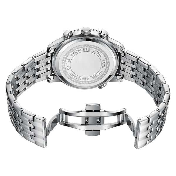 Reloj de Cuarzo para Hombre con Esfera de Tabla, Luminoso e Impermeable