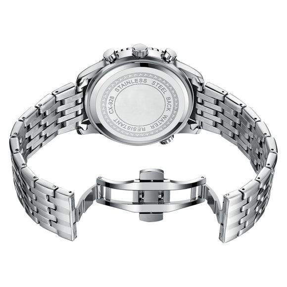 Reloj de Cuarzo para Hombre con Esfera de Tabla, Luminoso e Impermeable