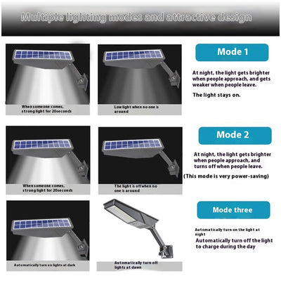 Lámpara Solar de Pared con Sensor de Movimiento para Jardín - Image 19