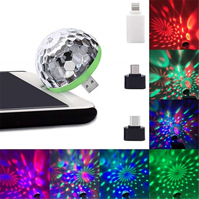 Proyector Disco Ball LED USB 5V - Iluminación DJ para Fiestas y Navidad - Image 18