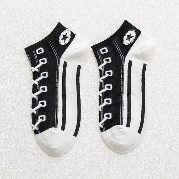 Calcetines Deportivos de Algodón Peinado Transpirables - Corte Bajo Unisex Primavera Verano