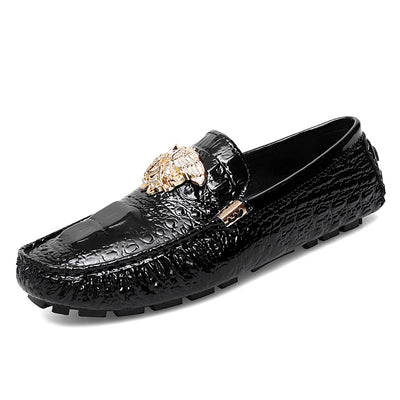 Zapatos de Cuero Casual con Hebilla Metálica y Pedal - Image 10