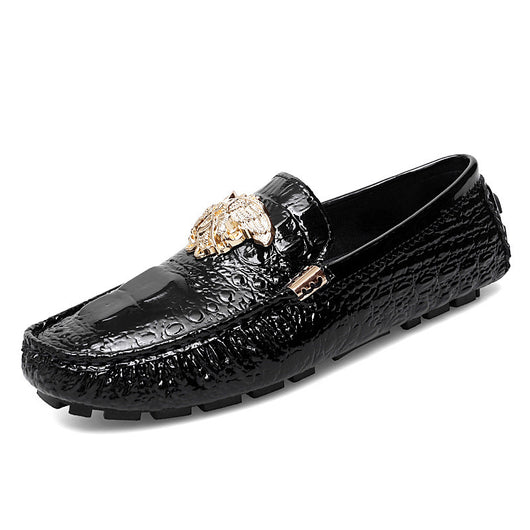 Zapatos de Cuero Casual con Hebilla Metálica y Pedal - Image 10