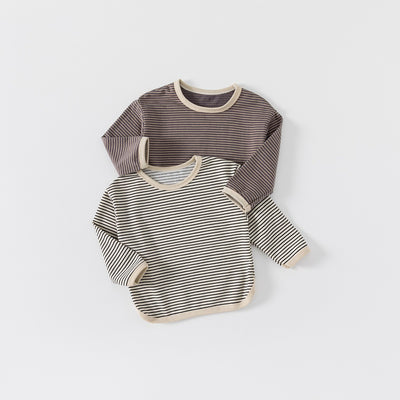 Playera Infantil a Rayas Casual para Otoño - Niños y Niñas - Image 10