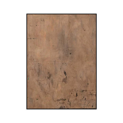 Cuadro Abstracto Wabi-Sabi Marrón Minimalista - Pintura al Óleo Hecha a Mano - Image 6