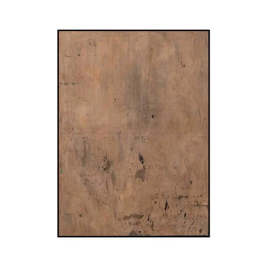 Cuadro Abstracto Wabi-Sabi Marrón Minimalista - Pintura al Óleo Hecha a Mano - Image 6
