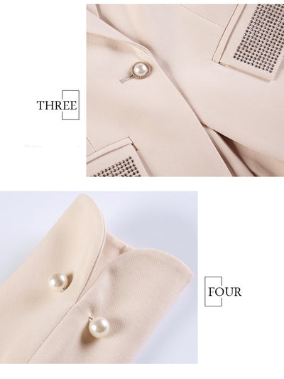 Traje Ejecutivo Femenino Ajustado Elegancia Profesional - Image 19