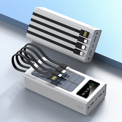 Cargador Solar Triplo con Pantalla Digital y Cable Cuádruple - Image 11