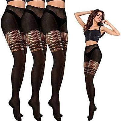 Medias de Red Caladas Talla Grande Estilo Halloween Europeo y Americano - Image 14