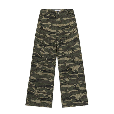 Pantalones de Trabajo Camuflaje Urbano - Estilo Casual Versátil - Image 15
