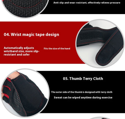 Guantes de Ciclismo y Montaña sin Dedos para Hombre - Image 13