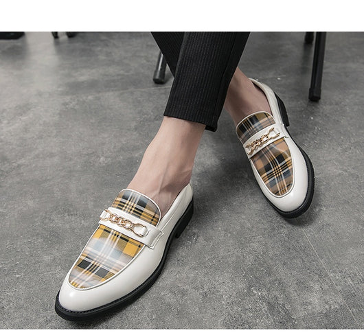 Zapatos Casuales de Cuero con Punta para Hombre - Image 35