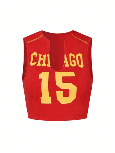 Musculosa Deportiva Personalizada Roja con Impresión Digital - Image 7