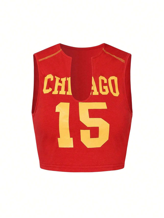 Musculosa Deportiva Personalizada Roja con Impresión Digital - Image 7