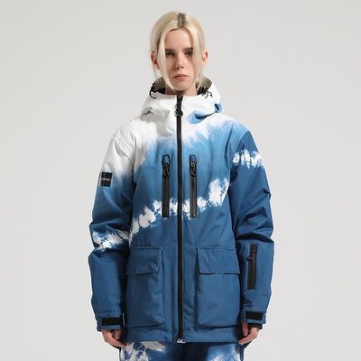 Chaqueta de Esquí Impermeable Térmica Doble Capa