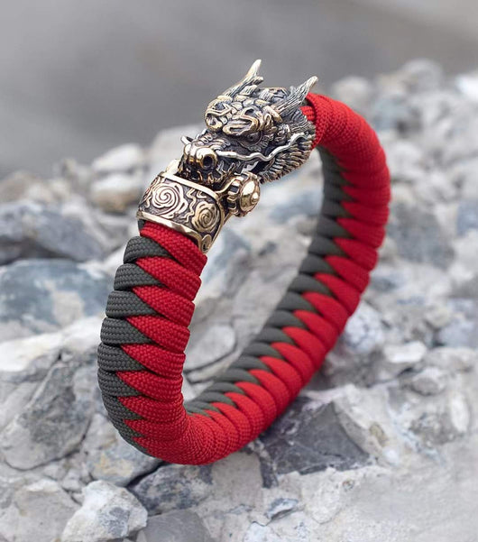 Pulsera Tejida Cuerda Dragón Zodiaco Chino - Image 4