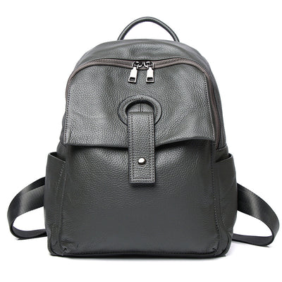 Mochila Bolso de Cuero Genuino para Mujer - Gran Capacidad y Estilo - Image 6