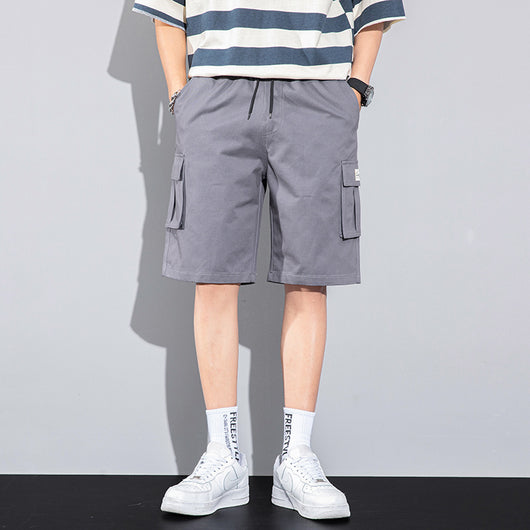 Pantalones Cortos Overol Hombre Estilo Verano - Diseño Suelto Trendy - Image 7