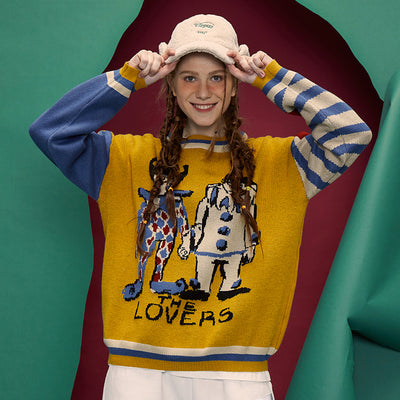 Sudadera Acolchada con Estampado de Personajes de Dibujos Animados Estilo Hong Kong - Image 4