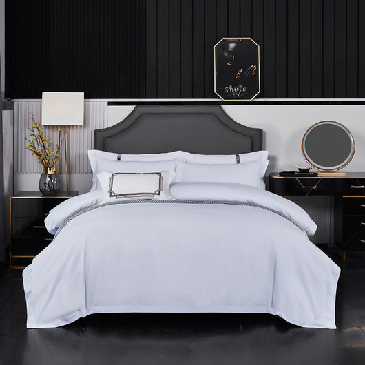 Juego de Cama Hotelero Blanco Puro - Set de 4 Piezas - Image 6