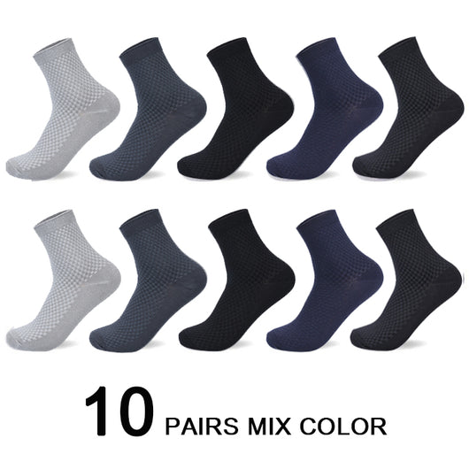 Calcetines Ejecutivos de Fibra de Bambú para Hombre Transpirables - Image 17