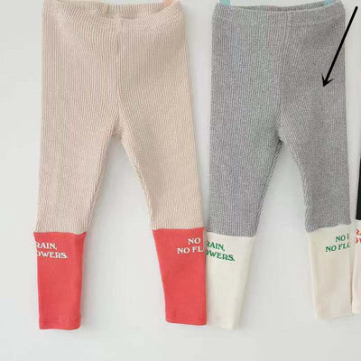 Leggings Infantiles con Letras Bordadas para Niños - Image 7