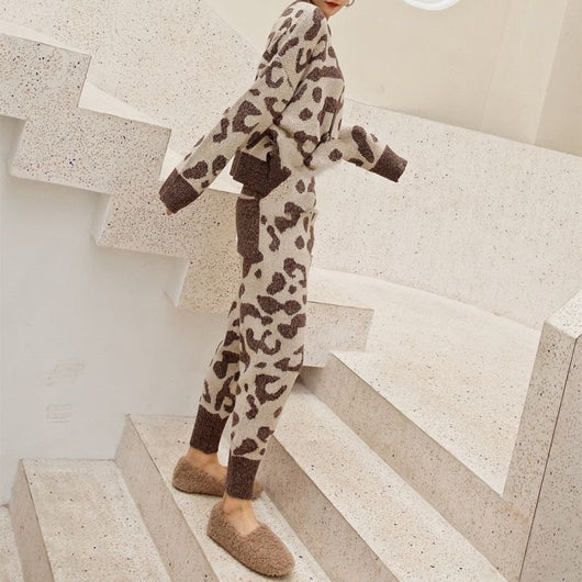 Conjunto de Suéter Suelto para Mujer Estilo Coreano Dos Piezas - Image 2