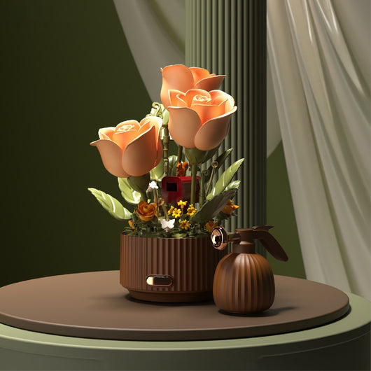 Bloques de Flores Preservadas con Movimiento - Regalo Perfecto para Enamorados - Image 4