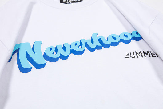 Camiseta Suelta Literary Letters NEVERHOOD - Diseño Europeo Americano - Image 32