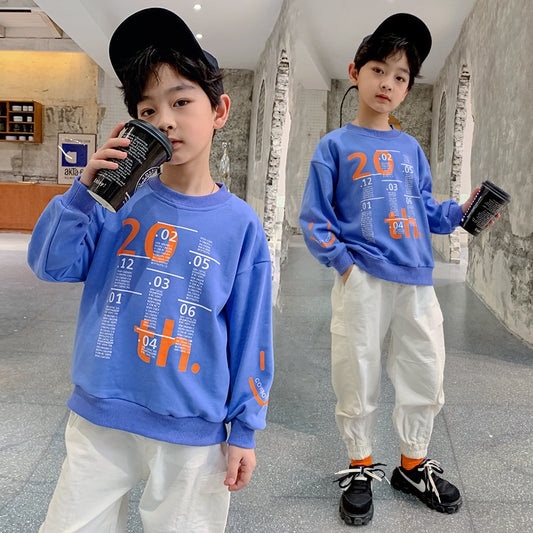 Suéter Infantil Coreano Elegante para Niños