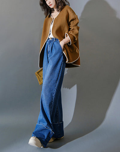 Abrigo de Lana Reversible para Mujer - Image 19