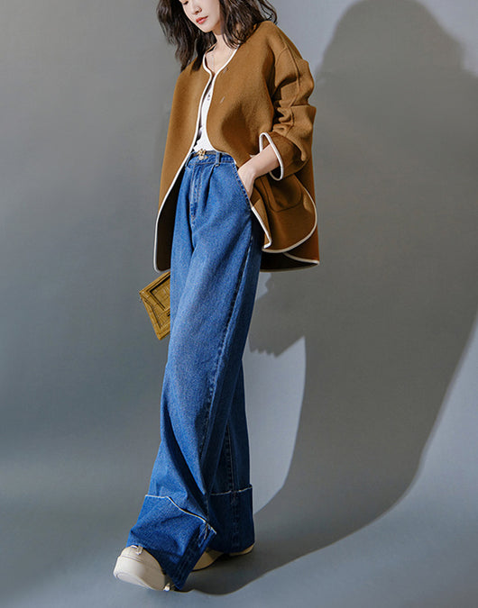 Abrigo de Lana Reversible para Mujer - Image 19