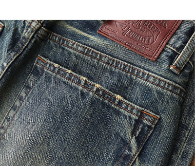 Jeans Retro Holgados Pesados para Hombre - Casual Clásico - Image 11