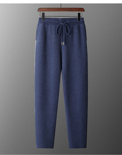 Pantalones de Punto Cashmere Grueso para Hombre - Cómodos y Versátiles - Image 22