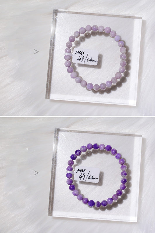 Pulsera de Sodalita Natural que Cambia a Púrpura con la Luz Solar - Image 9