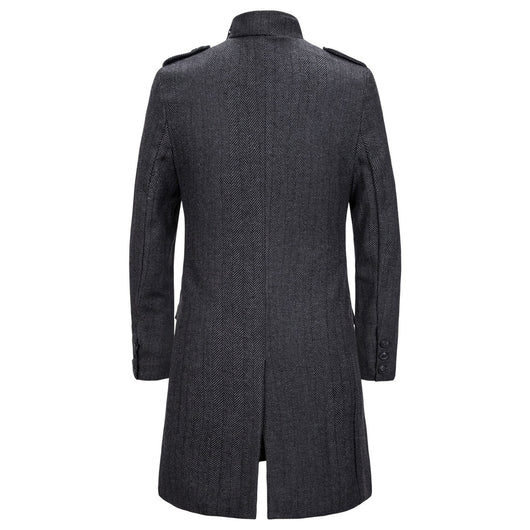 Abrigo Largo Espiga Europeo para Hombre - Image 10