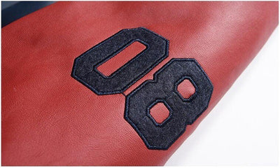 Chaqueta de Cuero Cropped con Forro Polar para Hombre - Estilo Béisbol - Image 23
