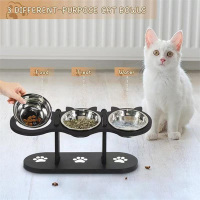 Comedero Vertical para Mascotas con Mesa de Madera Ajustable - Image 10