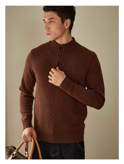 Suéter Grueso con Cuello Tipo Polo - Colección Otoño Invierno - Image 11